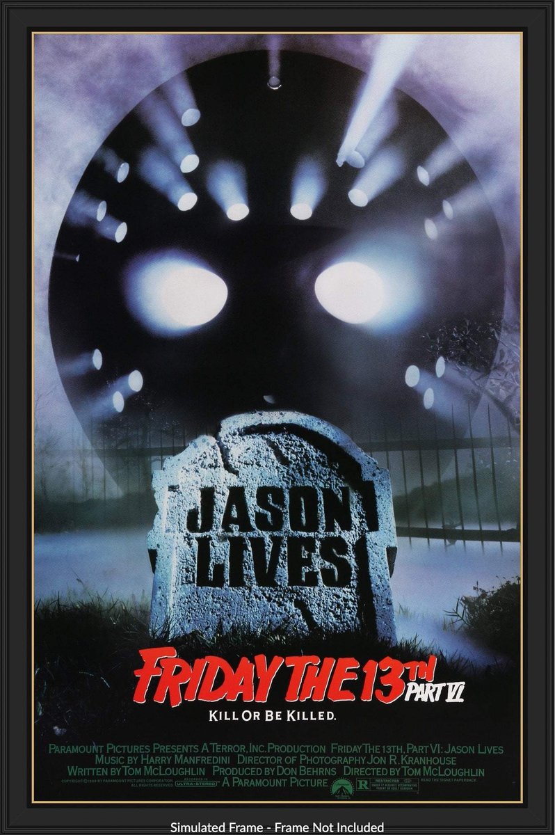 41) Friday the 13th Part VI: Jason Lives Jason continues his quest against racism, the laws of mortality cannot hold him back