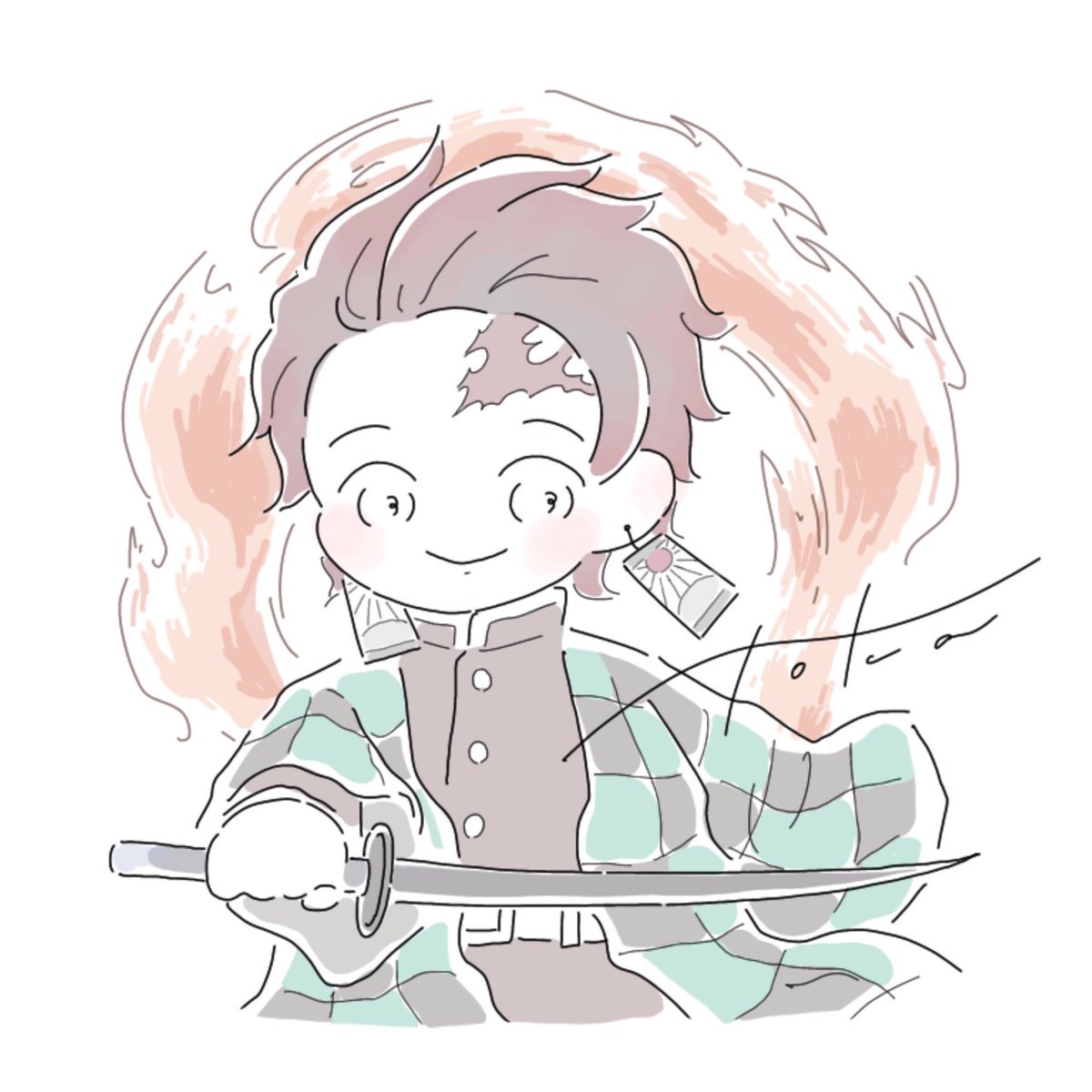 トーカ 鬼滅1話ネタ ツイッターでもあげます インスタと違って並べてみれる 自作発言 無断転載 サイン削除 グッズ作成 鬼滅の刃 鬼滅本誌 日本一慈しい鬼退治 炭治郎 竈門炭治郎