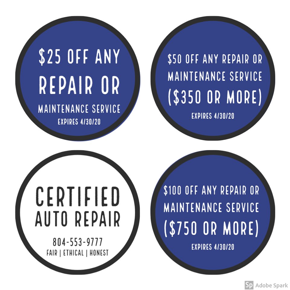 jeffkatzshow's tweet photo. Now is the time to get those vital car repairs done! Please call my friend Stan at Certified Auto Repair today at (804) 553-9777 and mention #Stimuluscheck for these special values. #stimuluspayment #StimilusCheck https://t.co/5zDOpz4vkz