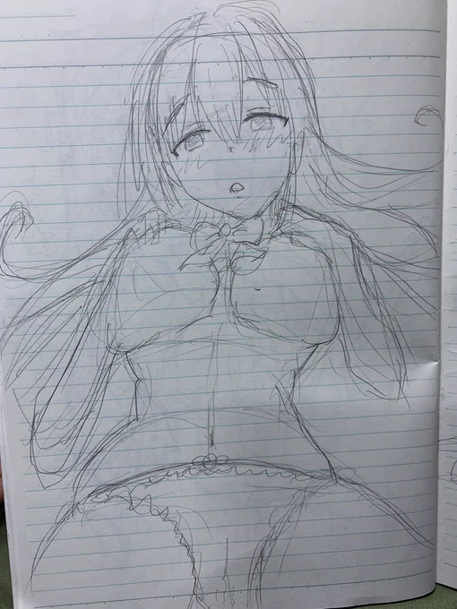 初心者が同人発売まで、あと347日
FF7のティファのラフ描きました!!明日中に色塗りまでやります!
#ファイナルファンタジー7リメイク  #FF7R #ティファ
#ティファ・ロックハート 