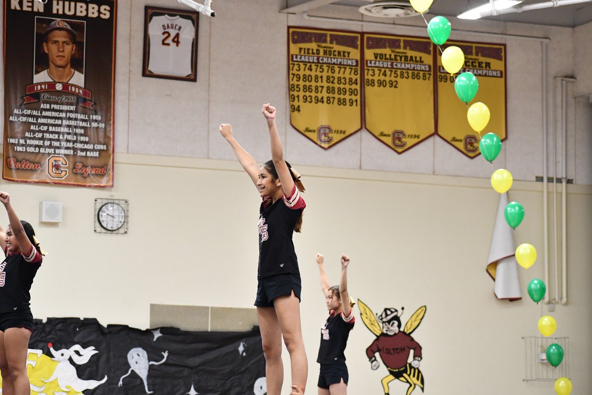 #TBT to covering the Homecoming Pep Rally! We miss them! <a href="/Buskirk29/">Alexandra Buskirk</a> <a href="/CHSJackets_/">Colton High School</a> <a href="/Colton_LinkCrew/">Colton High School Link Crew</a> <a href="/CHS_ASB_Leaders/">Colton High School ASB</a>
