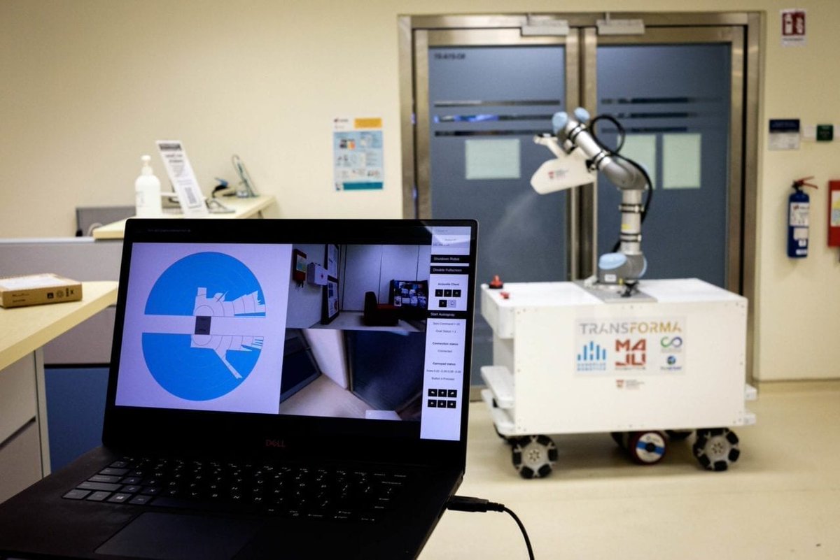 disaster_intel's tweet photo. New Disaster Intelligence ​NTU Singapore researchers build disinfection robot to aid cleaners in COVID-19 outbreak - ChemEngOnline https://t.co/hnLPjpwW9i #covd19 #disaster #intelligence #hsem https://t.co/hmN9vZlK8G