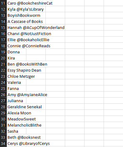 Katelovescolour's tweet photo. Finalising the list of entries into the #EasterReadathon giveaway! I'll be drawing the winner TOMORROW. 🎉🎁
Make sure to comment on my announcement blog post or YouTube video if you took part in the readathon, but haven't entered the giveaway yet! 🐣🐰 https://t.co/gl3KbbcO7G