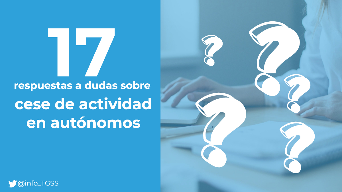 17 preguntas resueltas sobre el cese de actividad en autónomos relacionadas con el COVID19.

Visita el siguiente enlace.
⬇️
bit.ly/2ULg0IL
