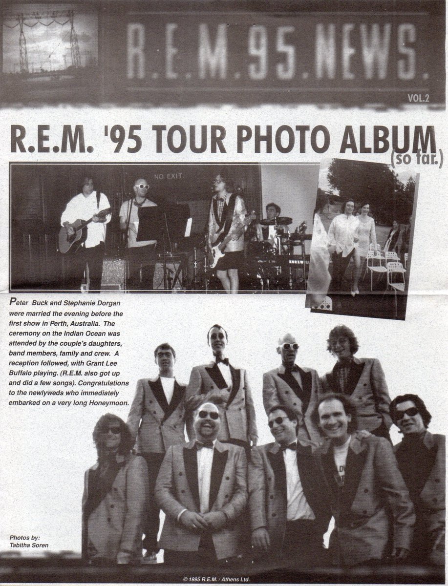 a9to9production's tweet photo. MARCH 95 @remhq Fan Club Newsletter
πΈs by @tabithasoren
#Monster25 #PeterBuck #StephanieDorgan #MichaelStipe #MikeMills #BillBerry #JeffersonHolt #ScottMcCaughey #DavidRussell #ScottLitt #BertisDowns #NathanDecember #TabithaSoren #GrantLeeBuffalo #REM #MonsterTour #DownUnder https://t.co/1zZKUeyOc2