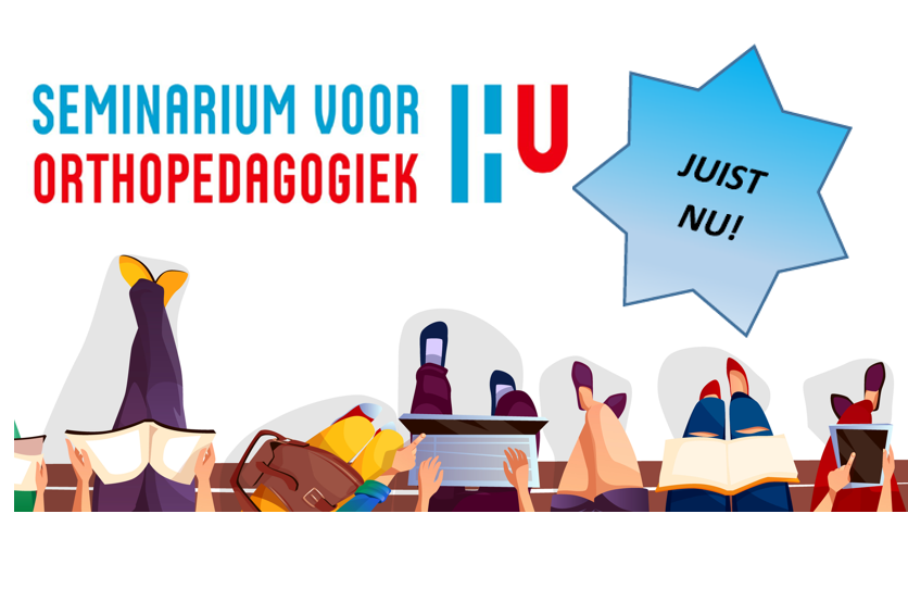 Zoek jij verdieping op het gebied van (ortho)pedagogiek, (ortho)didactiek en onderwijskunde? Meld je aan voor de open avond van het Seminarium voor Orthopedagogiek op
21 april 20.00 uur MS-Teams. Opgave via seminarium@hu.nl