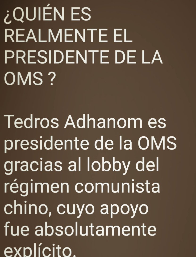 poehlerprensa's tweet image. Mi investigación Periodística del por qué el Presidente Trump retira aportes a OMS, me lleva a investigar quien es el Presidente d  ese organismo,#orror un criminal Marxista de nombre TEDROS ADHANOM de Etiopía (este trabajo fui ayudado por un destacado médico,reservo su identidad
