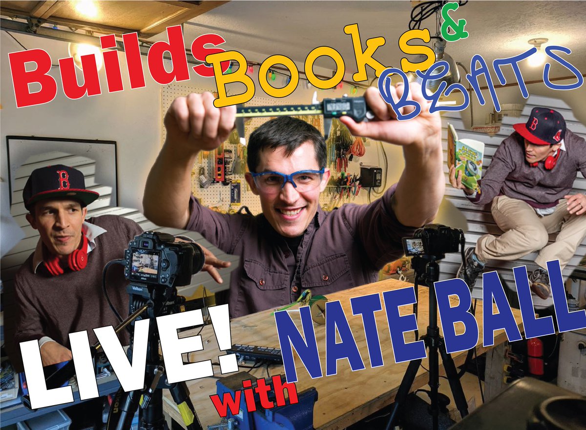 Kids and Parents: Tune in to Nate Ball's #STEM Builds, #Books, and #Beatboxing livestream on Thursdays at 1PM Pacific Time (today!)

facebook.com/nateballoffici…