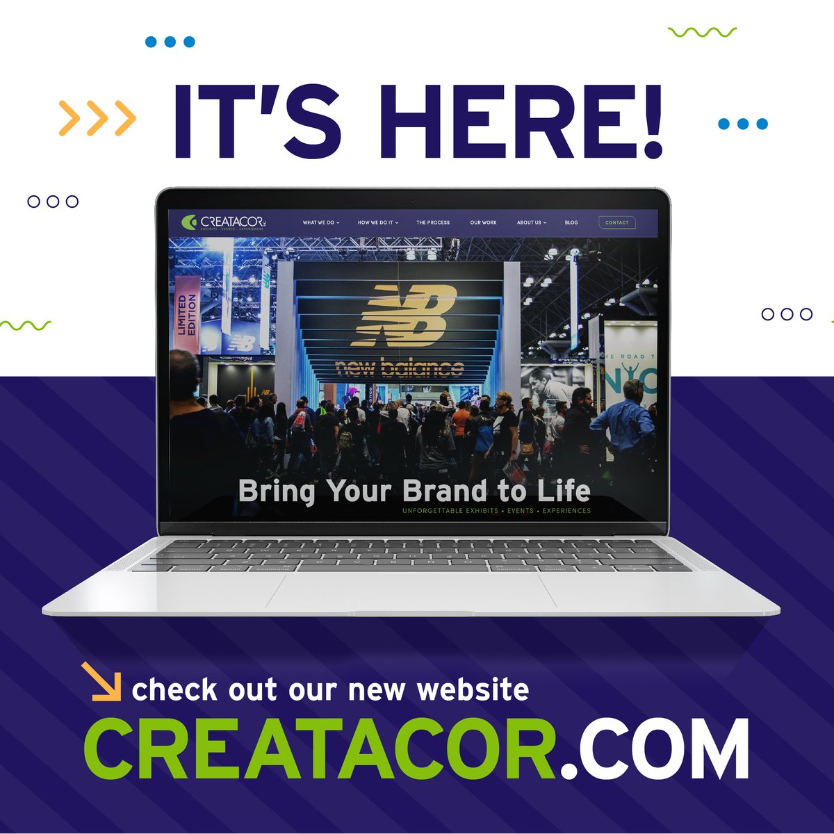 Start your search engines! We are so excited for the unveiling of our new website- go take her for a spin at Creatacor.com! Thanks for the tune up, <a href="/mannixmarketing/">Mannix Marketing SEO</a> 😉 

#websitelaunch #facelift #checkusout #tradeshows #exhibits #events #marketing