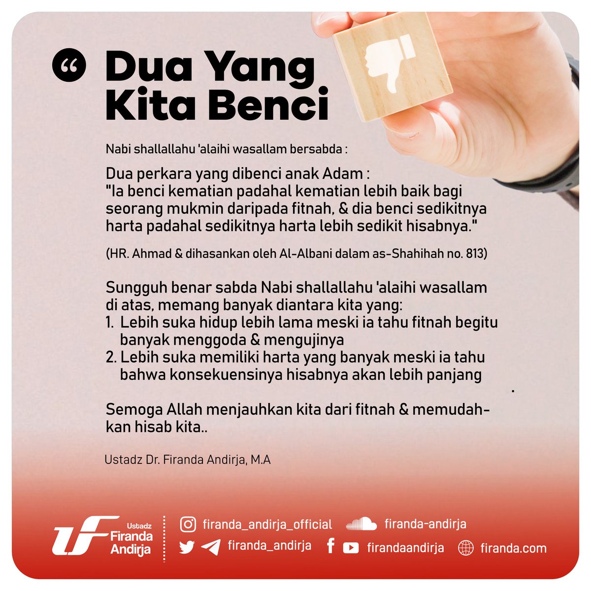 Firanda Andirja (@firanda_andirja) on Twitter photo 