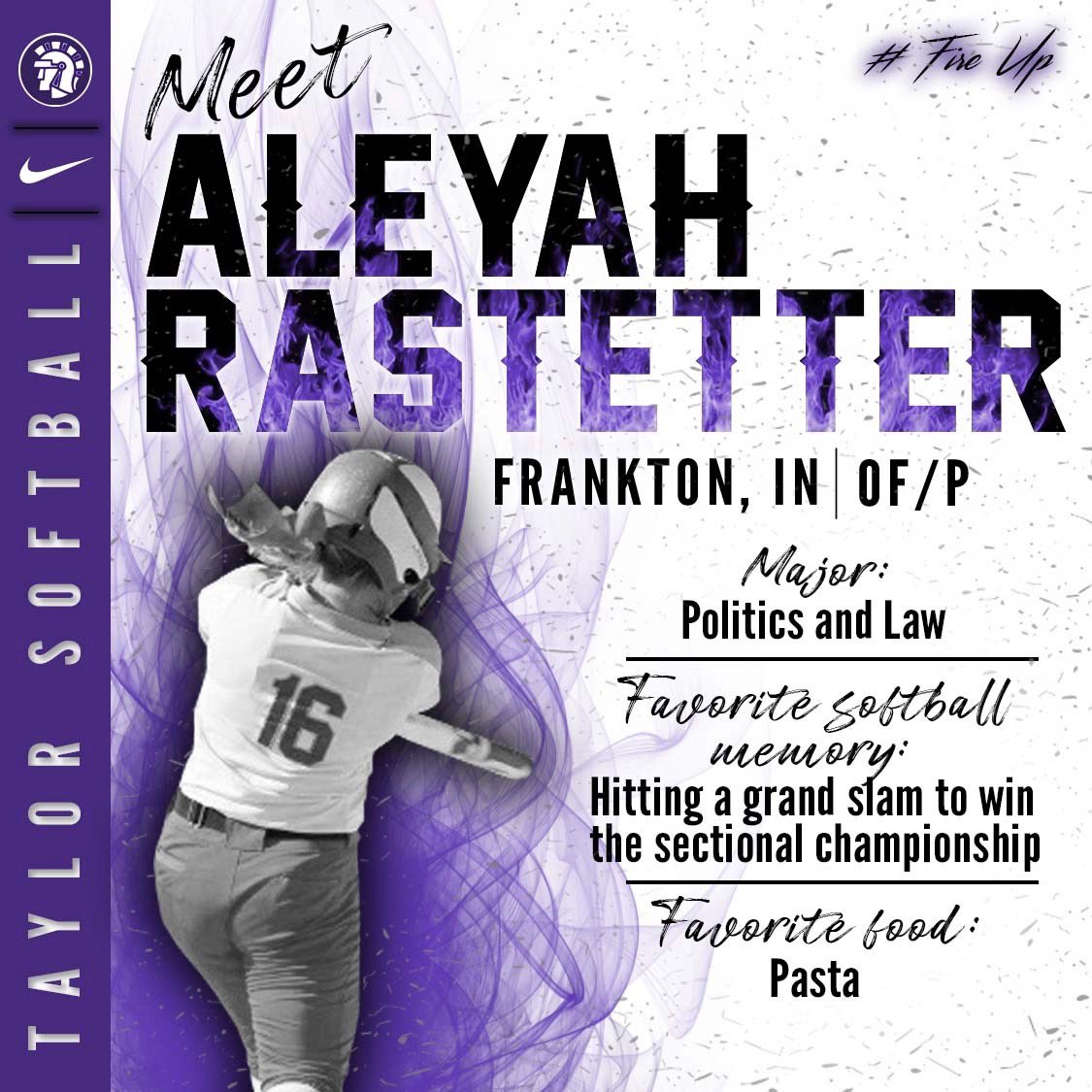 It’s time to meet the incoming freshmen! First up, Aleyah Rastetter