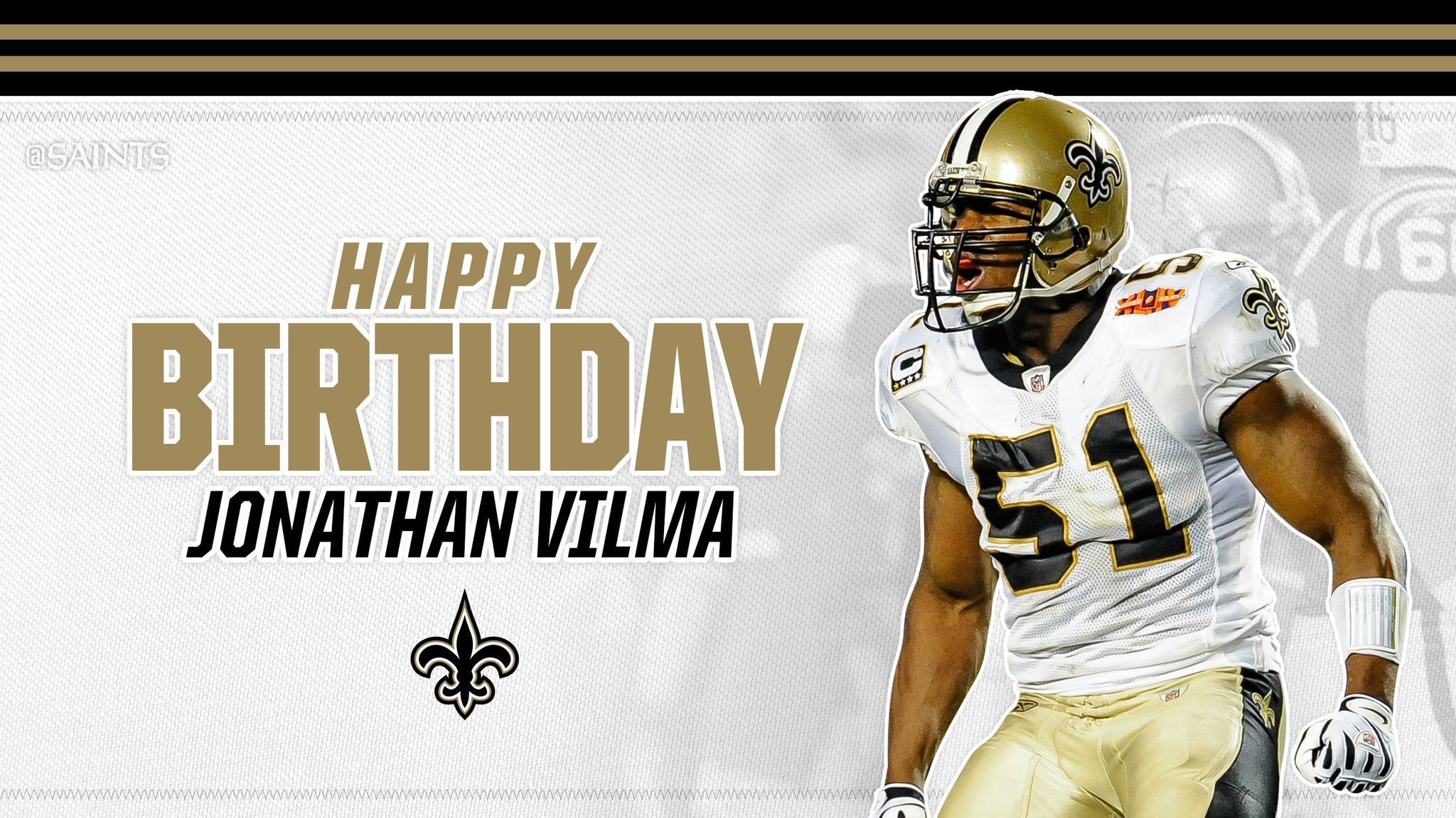 Happy Birthday to legend Jonathan Vilma!   