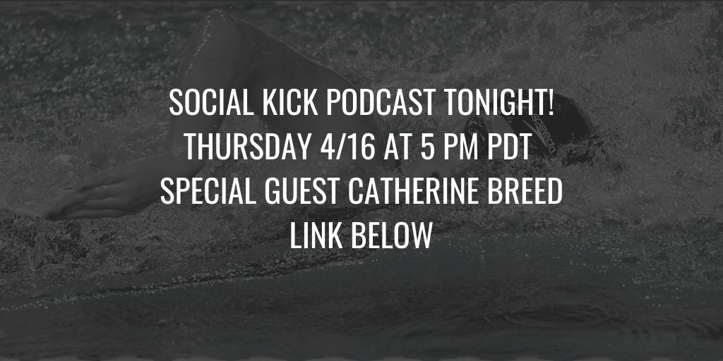 Today at 5 pm PDT, I'm excited to let you know we are interviewing Catherine Breed. Catherine ranges from a NCAA Champ to an Open Water All-Star:

You can join via Youtube: youtube.com/watch?v=JGH4tt…

Look forward to seeing you there, thank you for reading
