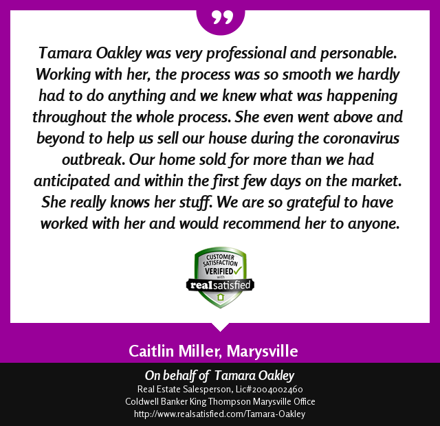tammyoakley's tweet photo. I’m moved by the kindness of my clients.  Thank you. https://t.co/2rXLT6blwn via @realsatisfied https://t.co/dcFoFICSOB
