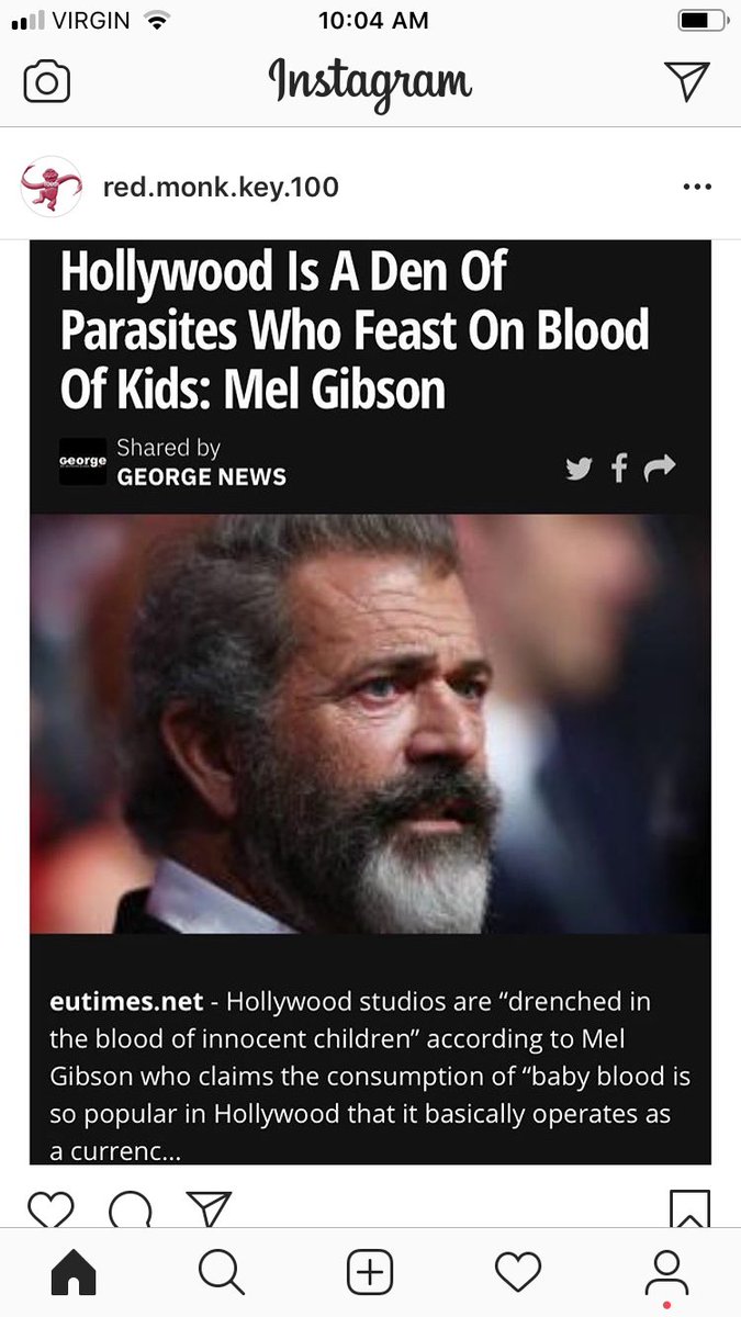 Thank you Mel Gibson
