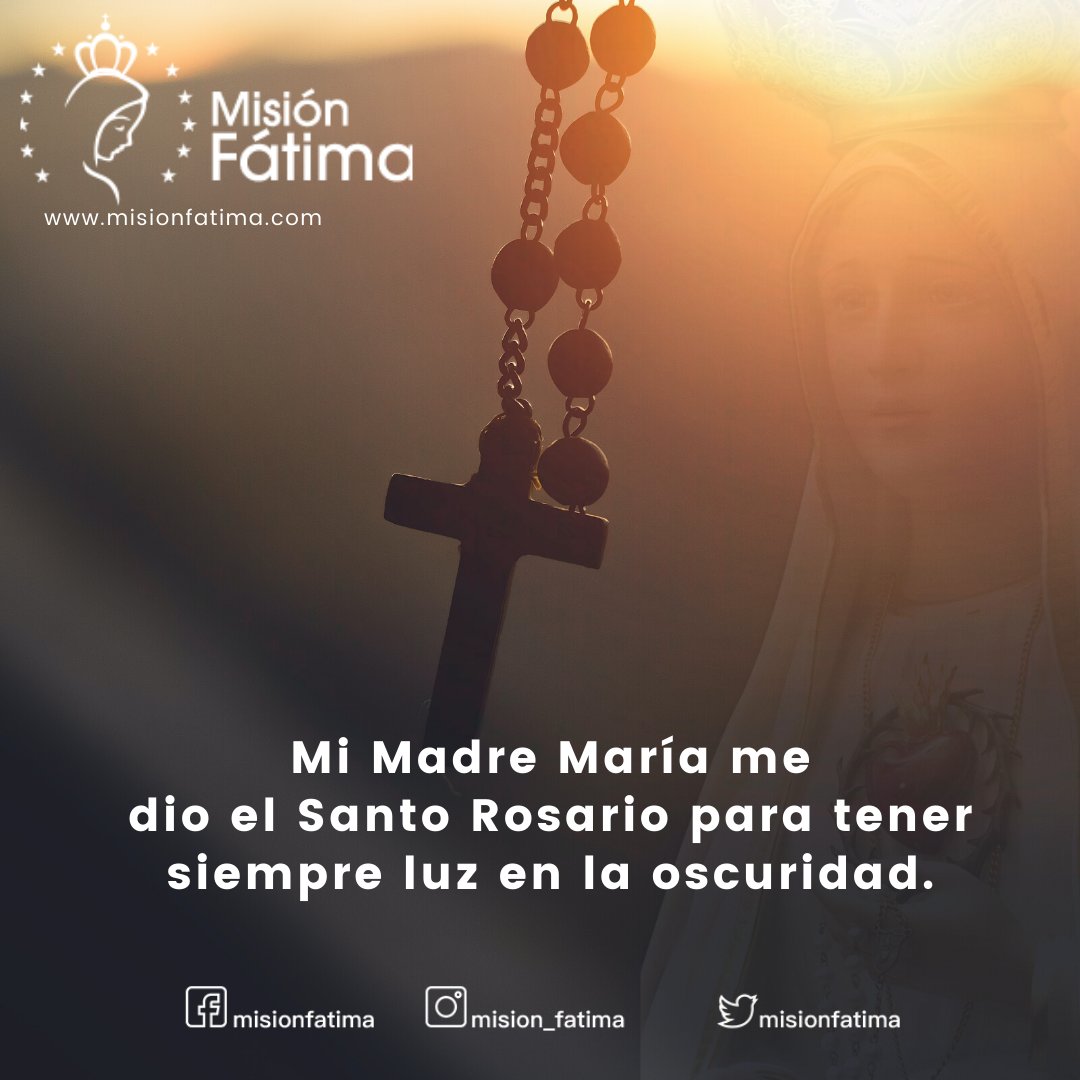 Glorias de María: Santo Rosario, image size:1080x1080