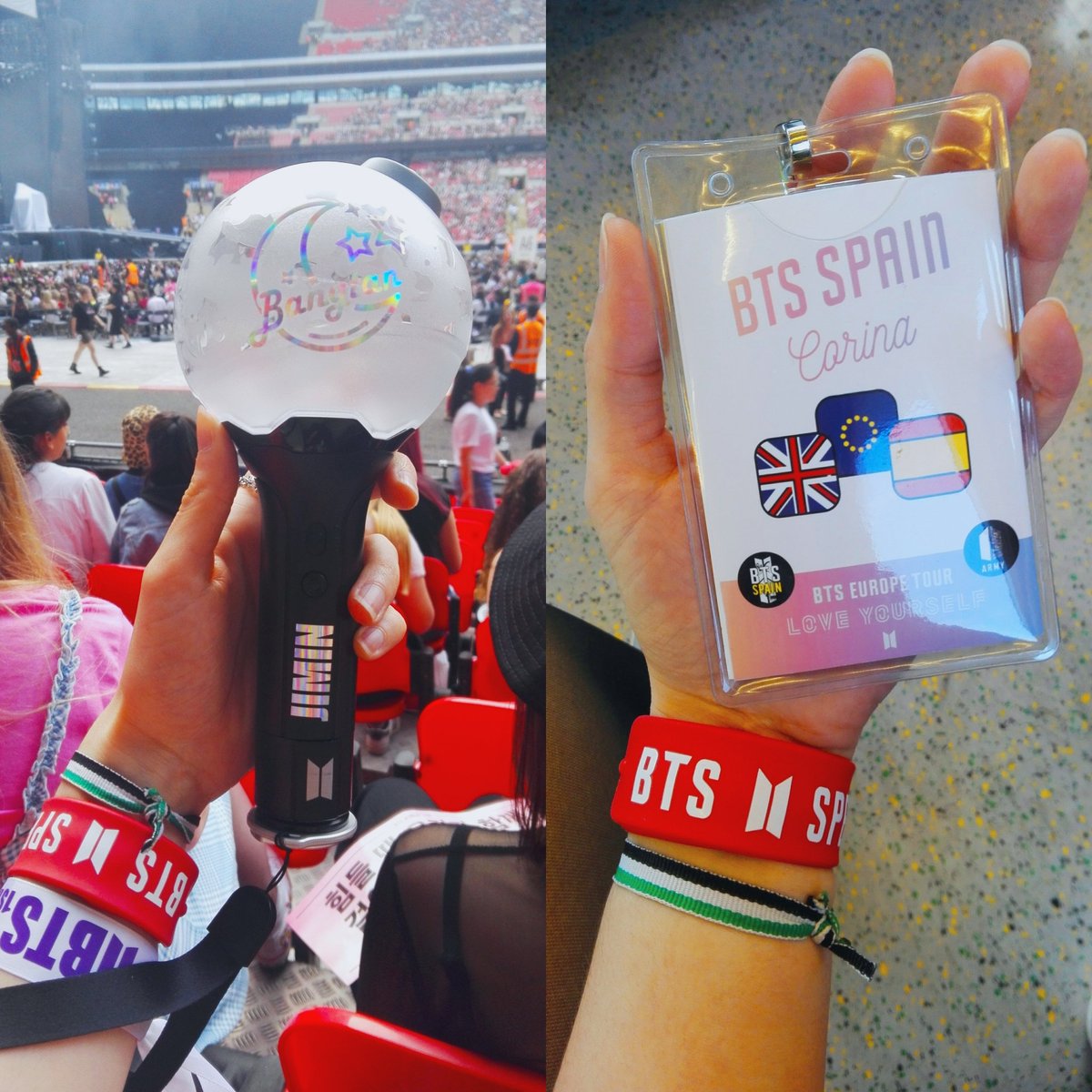 whodatB_2's tweet photo. • 181010  🇬🇧  190601 • 

~Two of the BEST days of my life.
Thank you @BTS_twt for making me incredibly happy, love you 3000💜👑

#BTSxO2 
#BTSxWembley
#BTSinLondon https://t.co/muAOIhepdZ