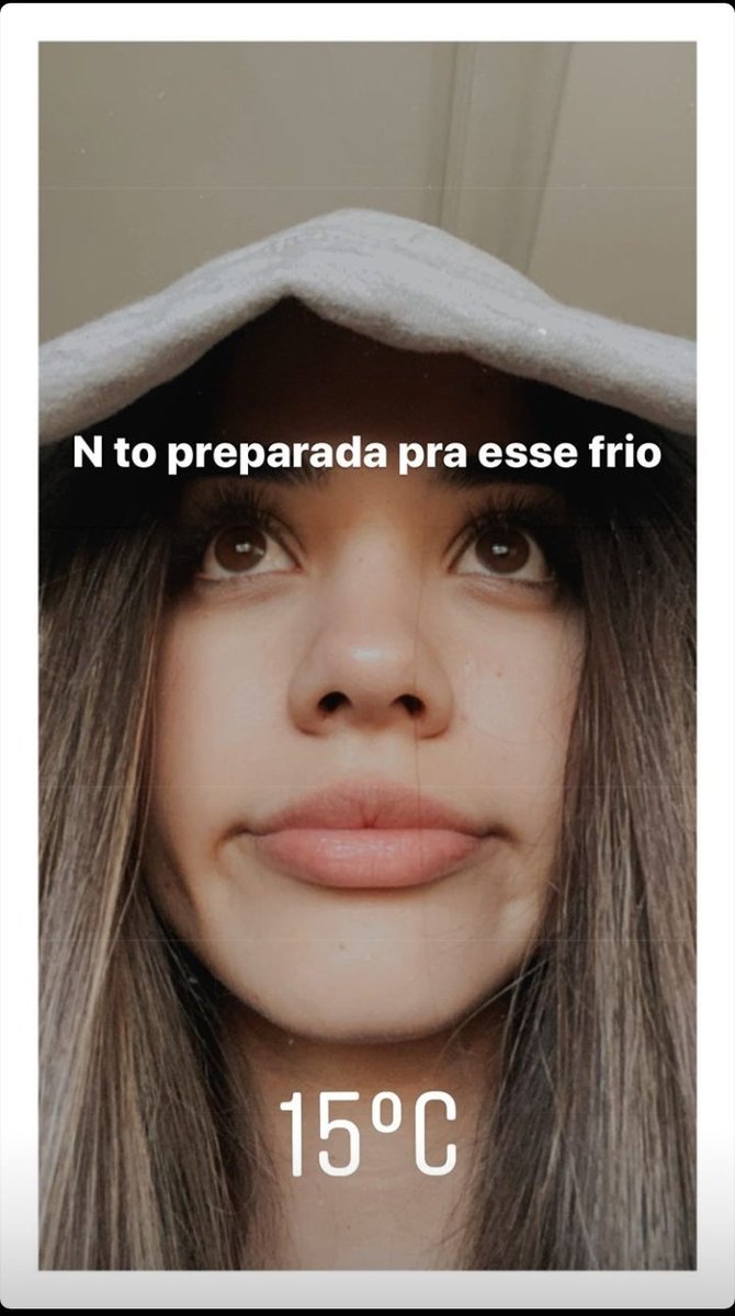 Eu nao tô 🥶