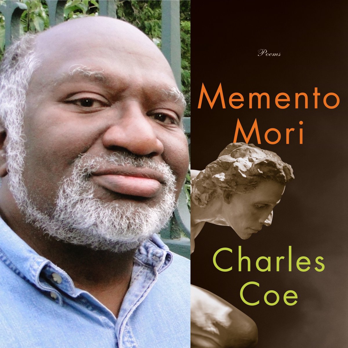 MassBook's tweet photo. For Poetry Month, we’re celebrating our 20th MassBook Awards “Must Read” Poets. Let’s hear it for Charles Coe &amp; his collection MOMENTO MORI! “Crystalline reflections on the end-of-life with honesty, humor and grace.”—
@MassBook #charlescoe @LeapfrogPress1 #poetry #awards https://t.co/eO91w5AsYP