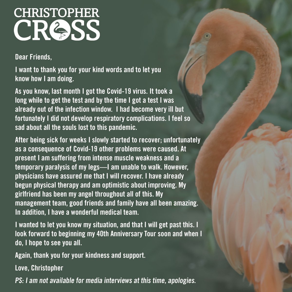 Christopher Cross tweet media