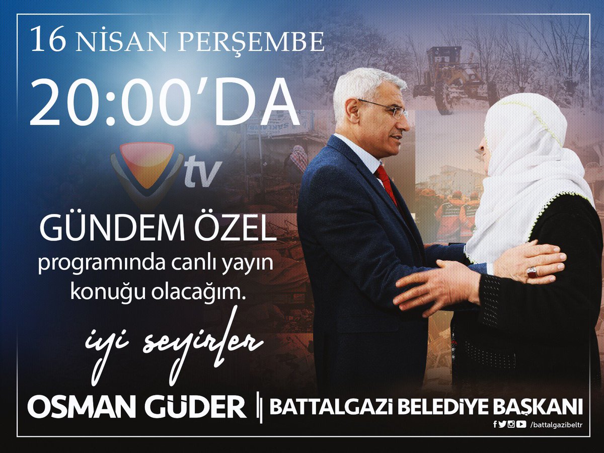 Bu akşam saat: 20.00’de <a href="/vuslattv/">Vuslat TV</a>'de Gündem Özel programının canlı yayın konuğu olacağım. 

Gündeme dair önemli konuları konuşacağımız canlı yayını izlemeye siz aziz hemşehrilerimizi de bekliyorum. 

İyi Seyirler...