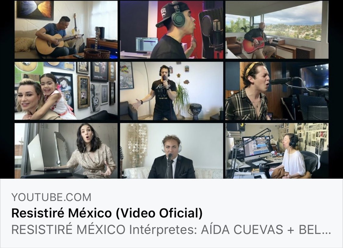 #ResistiréMéxico 🇲🇽 
#ContactonlineTeam

youtu.be/uBGlv05JUJI