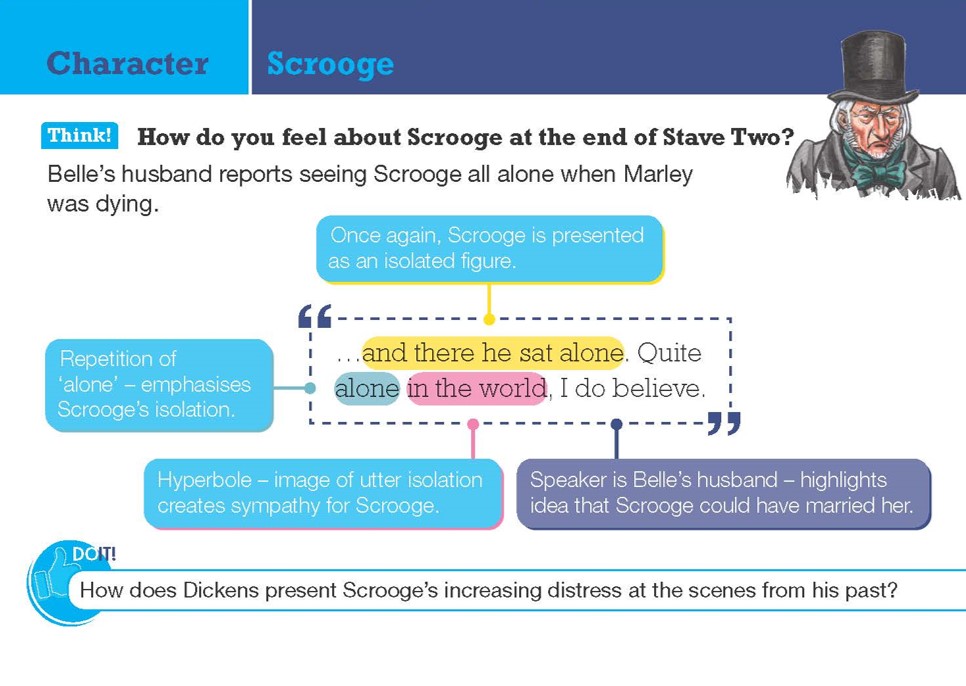 BooksMbe's tweet photo. Taken from the @ScholasticUKTch GCSE Grades 9-1 Revision Cards: A Christmas Carol AQA English Literature available soon from MBE #GCSE #GCSEEnglish #GCSEquote #GCSErevision #christmascarol https://t.co/ItaK7Y8DJI