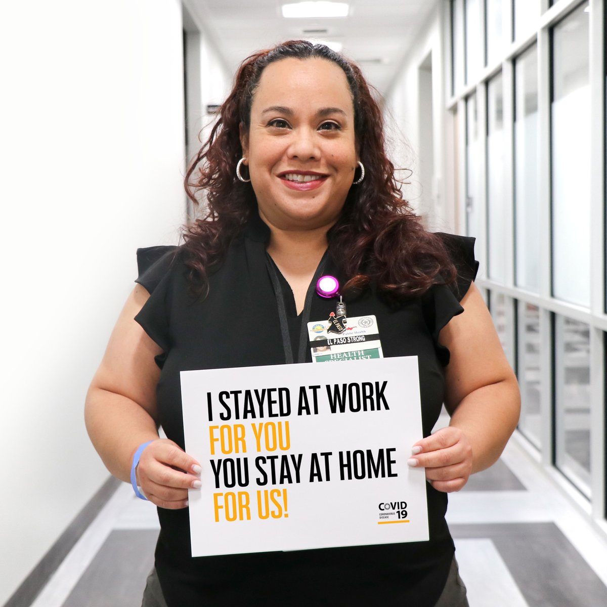 Our 211 staff stay at work answering your calls to connect you with resources and services for any help you might need. Do you part and stay at home for them! For more information and resources visit EPStrong.org #IAmElPaso #COVID19
