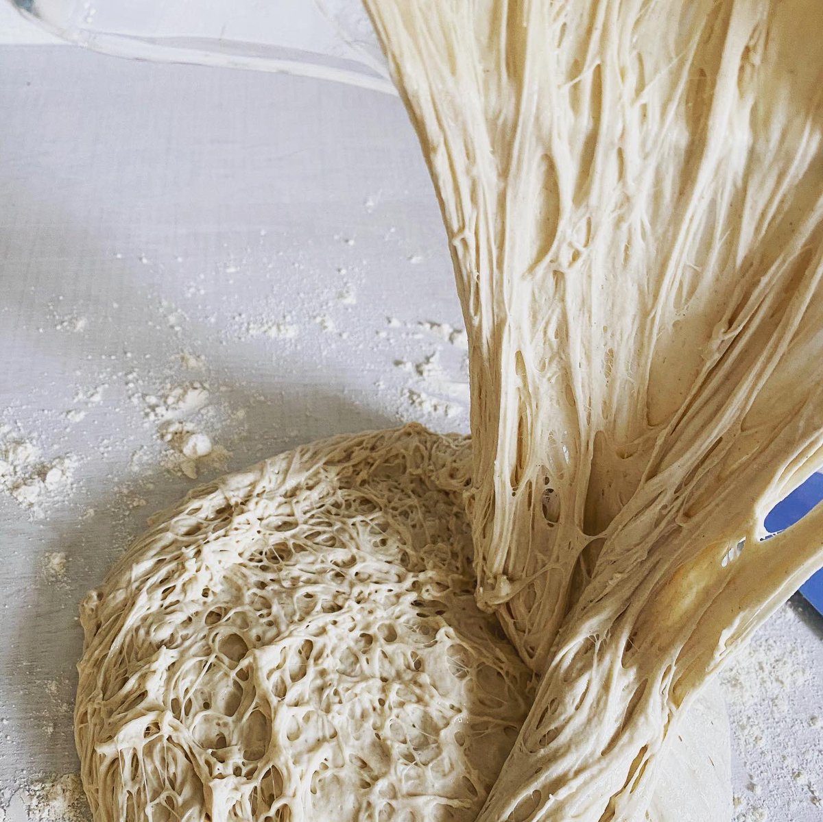Plain flour baguettes with salty butter and French wine, shame the sun’s gone! #ThursdayMotivation #lockdownbaking #freshbread