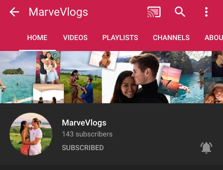 CONGRATS @martinsolhaugen @avelovinit for your new channel!! not a secret anymore! SUBSCRIBE TO #MARVEVLOGS 100k Subscribers? Lezzgow #MarVeVlogs #MarVe #Avelovinit #Solhaugen #travelvloggers #vlogger #youtuber