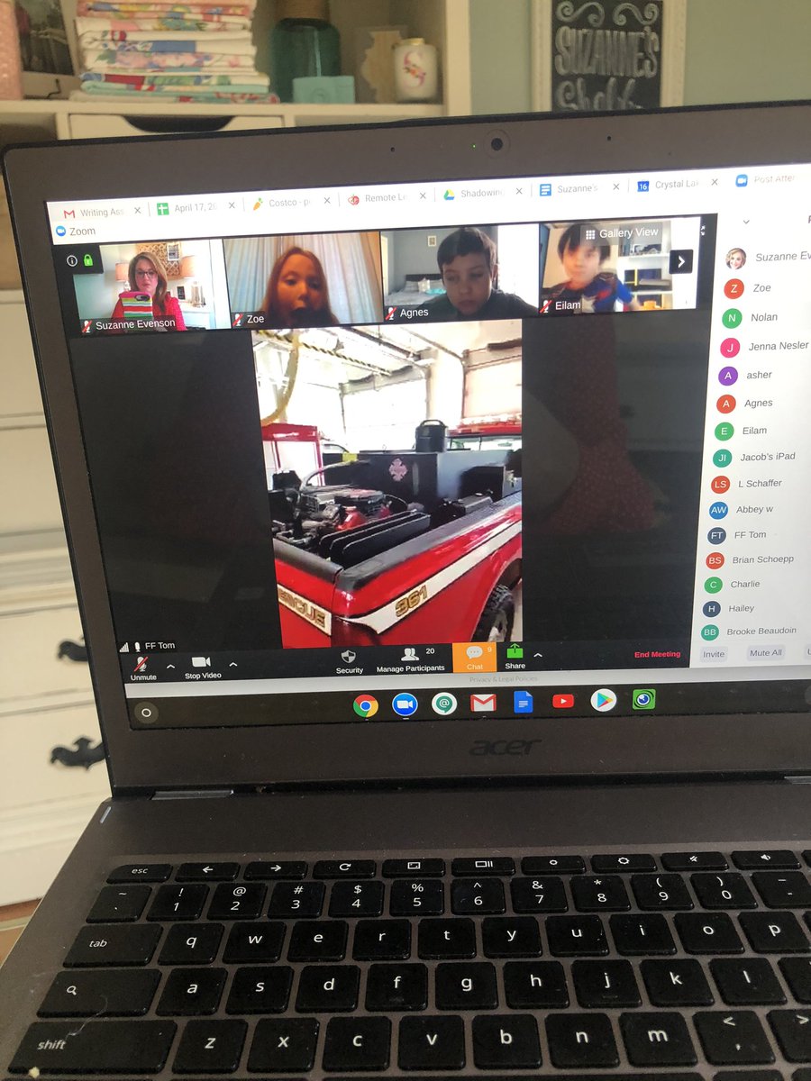 Thanks to our “ADOPTED CL Firefighter” we had a tour and Q &amp; A session at the fire station today!! Tom Linneman that was AWESOME!! ❤️👨🏼‍🚒#D47pride #d47StepUp <a href="/WoodsCreekD47/">Woods Creek</a>