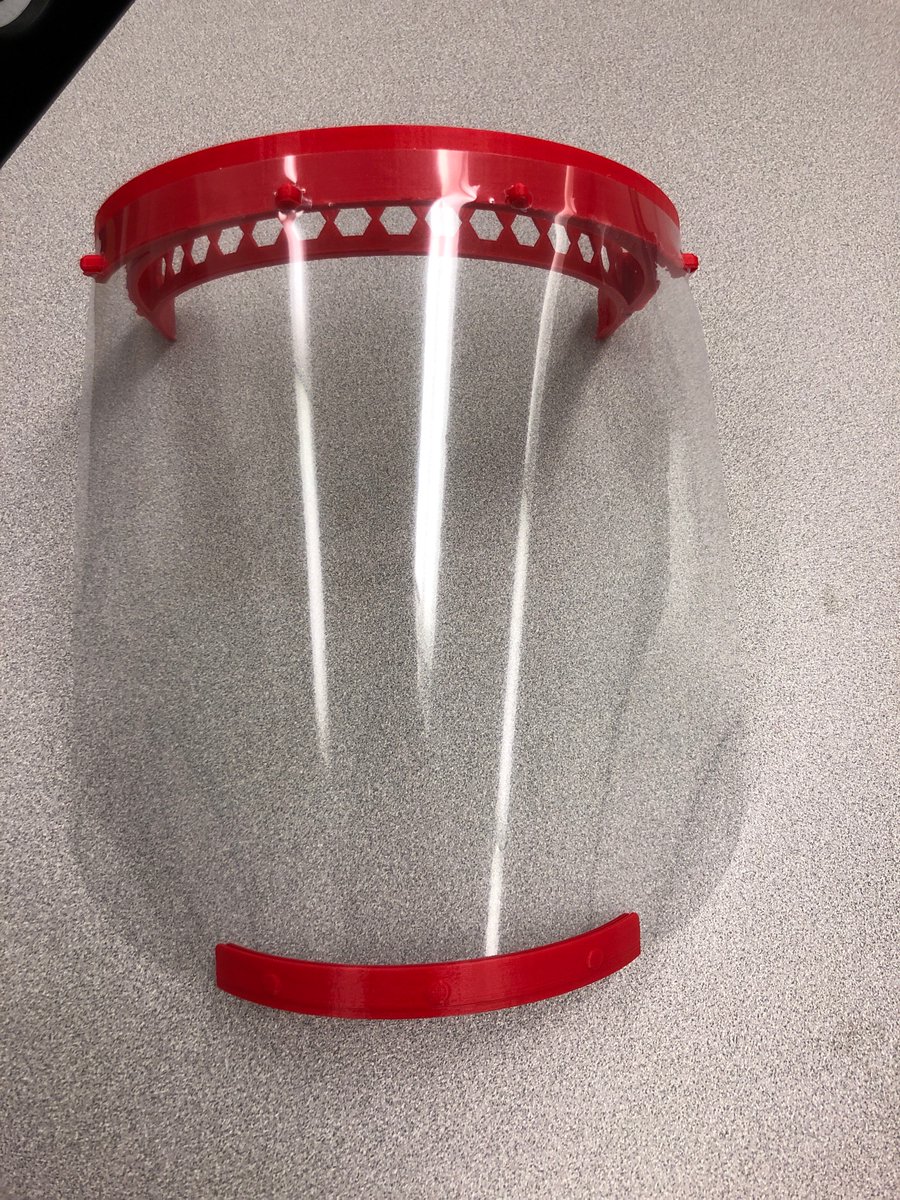 Rutgers_NJMS's tweet photo. The @njmscovidteam #PPE team has been testing the assembly of #3dprinted shields provided by generous community members, like Jim Hofmann: https://t.co/lB8wgzBy4W
More shields like these will be assembled in coming days!
#NJMSproud @RutgersU @RutgersBHS @UnivHospNewark https://t.co/Iko2qVwlg1