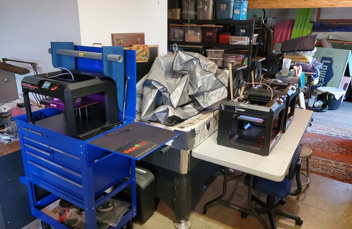 Rutgers_NJMS's tweet photo. The @njmscovidteam #PPE team has been testing the assembly of #3dprinted shields provided by generous community members, like Jim Hofmann: https://t.co/lB8wgzBy4W
More shields like these will be assembled in coming days!
#NJMSproud @RutgersU @RutgersBHS @UnivHospNewark https://t.co/Iko2qVwlg1