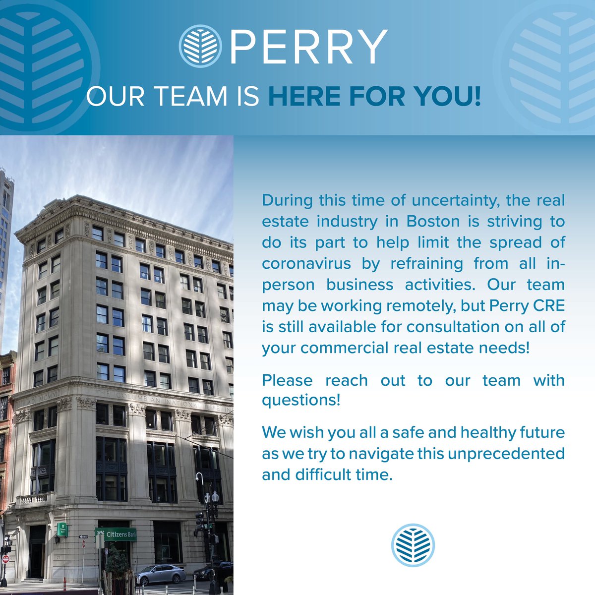 A message from our Perry team!