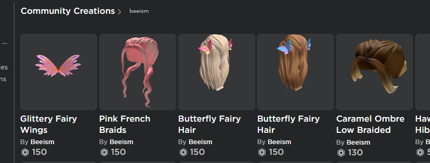 Beeism On Twitter New Ugc Butterfly Fairy Hair In Blonde