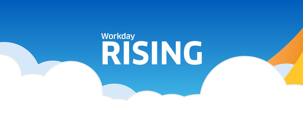 Workday's tweet photo. We’re making #wdayrising one global, digital experience in October! Come join us to celebrate, share, and inspire one another in a new and inventive way: https://t.co/Wne7ZDPqKN https://t.co/gVHJAvKyDp