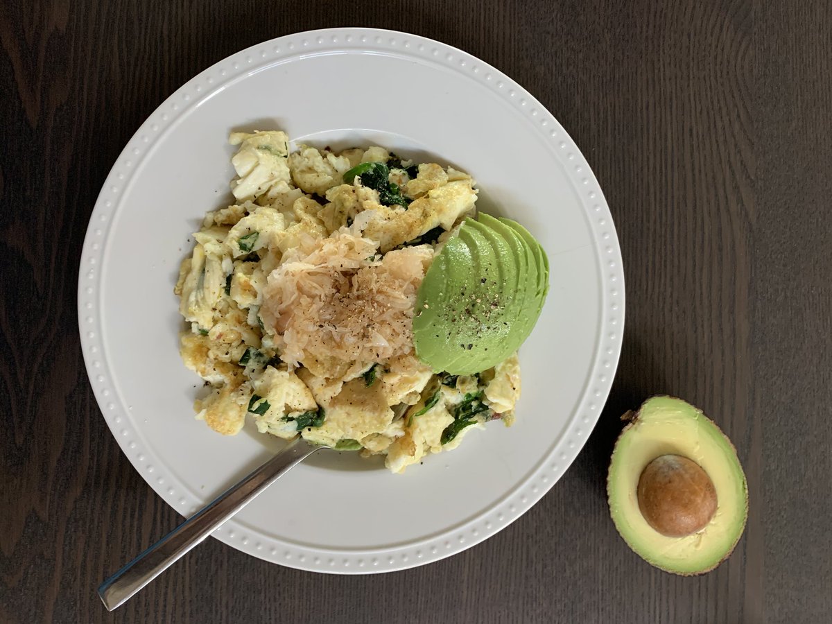 taraharris111's tweet photo. I am always trying to find creative ways to incorporate fermented foods into my daily meals! I usually add sauerkraut to my scrambled eggs every morning and I am obsessed. If anyone has any recommendations for dishes that pair well with sauerkraut, I would love to hear them! https://t.co/hzVbQAbMow