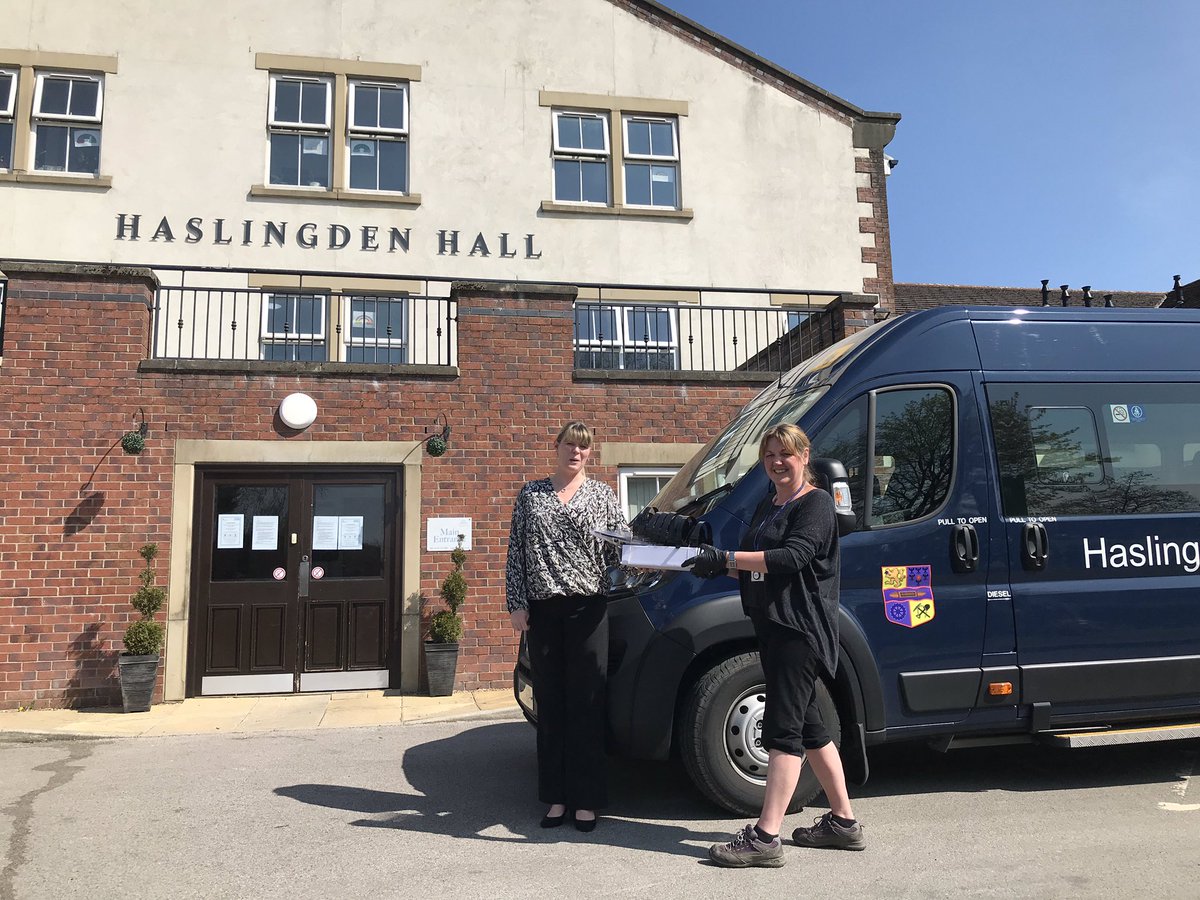 HaslingdenHigh's tweet photo. Today, we made more visors &amp; delivered 150 to care homes, GP practices, chemists and carers.
A HUGE thank you to ALL the staff who helped today. Thanks also to those who have donated money to help:

Church and Oswaldtwistle Rotary 
Malcolm Ward 
Gaskill Motor Bodies of Gt Harwood https://t.co/QprpgmnXO8