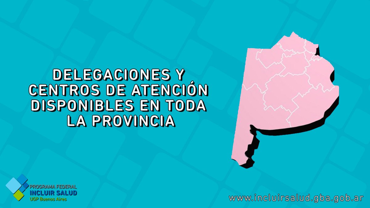 👉 Para más información dirigite a la delegación más cercana a tu domicilio donde te van a asesorar. Podes consultar las guardias de atención, de toda la Provincia, en incluirsalud.gba.gob.ar/?p=2421#more-2…