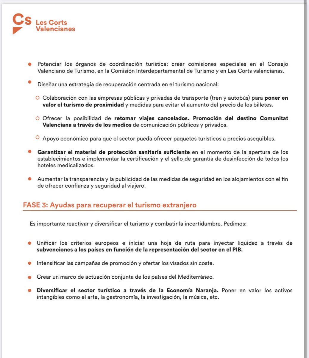 Tonicanto1's tweet photo. Este paquete de medidas incluiría acciones en 3 fases: 
👉A corto plazo, para combatir la parálisis y minimizar daños
👉A medio, para incentivar la demanda turística, sobre todo nacional
👉Y a largo plazo, para adaptar la oferta a la nueva realidad y recuperar turismo extranjero https://t.co/ZRFgrwD3vX