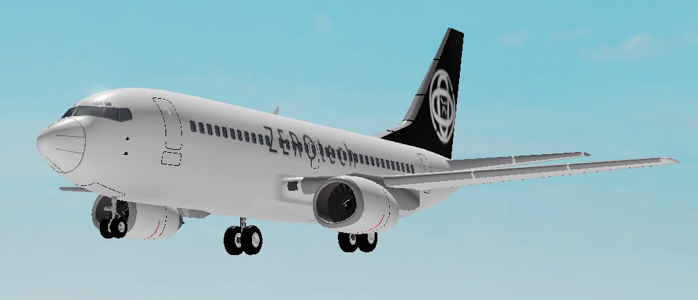 ZeroTechTM's tweet image. Our latest aircraft, the 737-300 has now been released. Head over to our discord to get yours now. STOCK IS LIMITED.