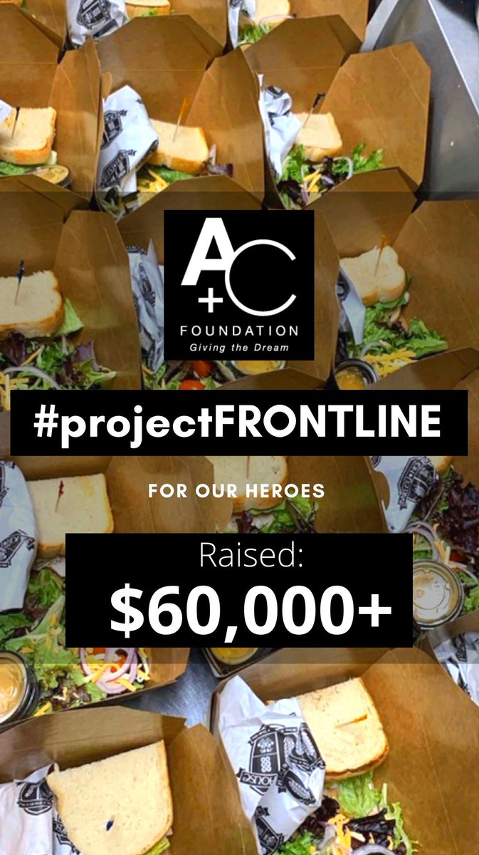 ALaForce's tweet image. We surpassed our goal of $50,000 to feed our #HealthcareHeroes &amp;amp; support local restaurants!! New goal: $100,000! Thanks @AthletesCauses and #projectFRONTLINE 

charity.gofundme.com/o/en/campaign/…
