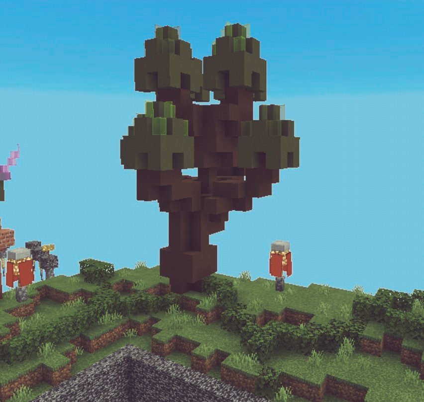 Últimamente me salen flores algo que no me salían 🥺
Árboles de igual forma pequeños pero algo es algo 🥰