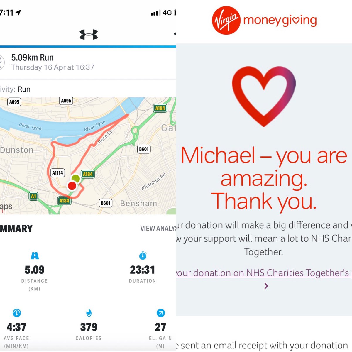 mickyrob7's tweet image. Cheers @Aidano9 that’s me done and donated. Next up @mark_heron6 @Bpc1985Phil @stevenarcher83 @thirks13 &amp;amp; Hasty (tagged on Instagram) 🏃‍♂️