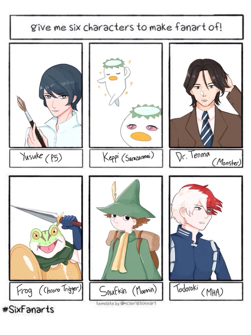 #sixfanart #SixFanArtsChallenge this took a while but thank you everyone!!! 
