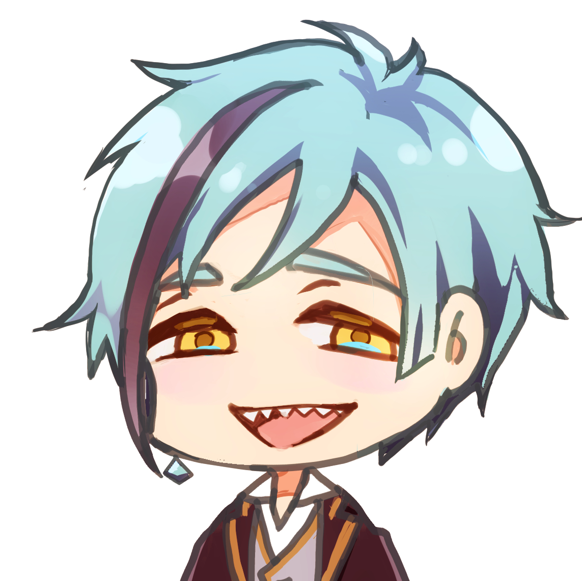 ツイステ アイコンをフロイドに替えました 大きいサイズ チハルのイラスト