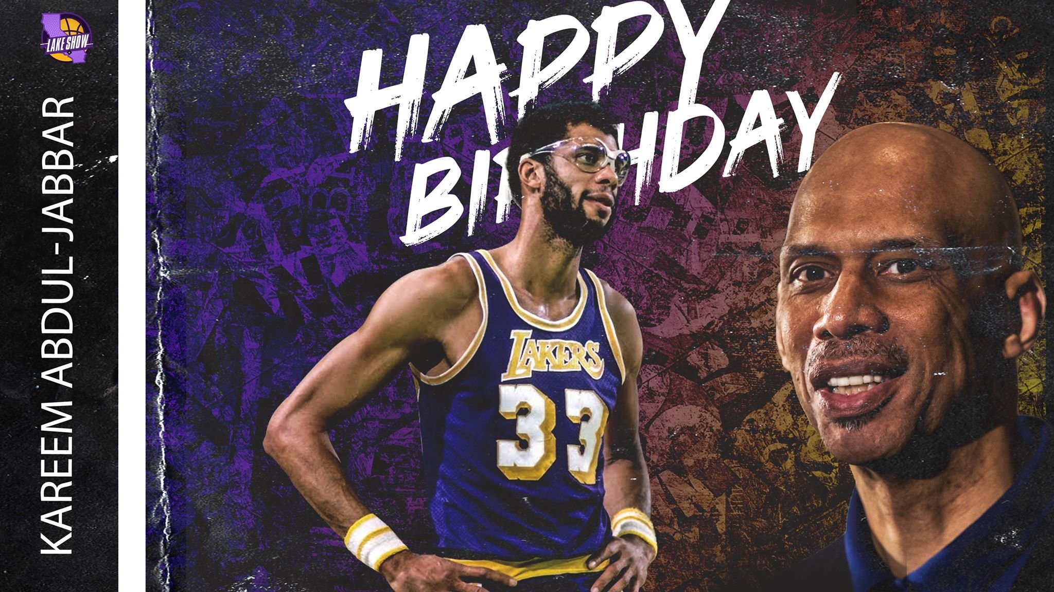 Happy Birthday
KAREEM ABDUL JABBAR
WON ON ALL LEVELS
GREATEST OF ALL-TIME
to many
73 years young! 