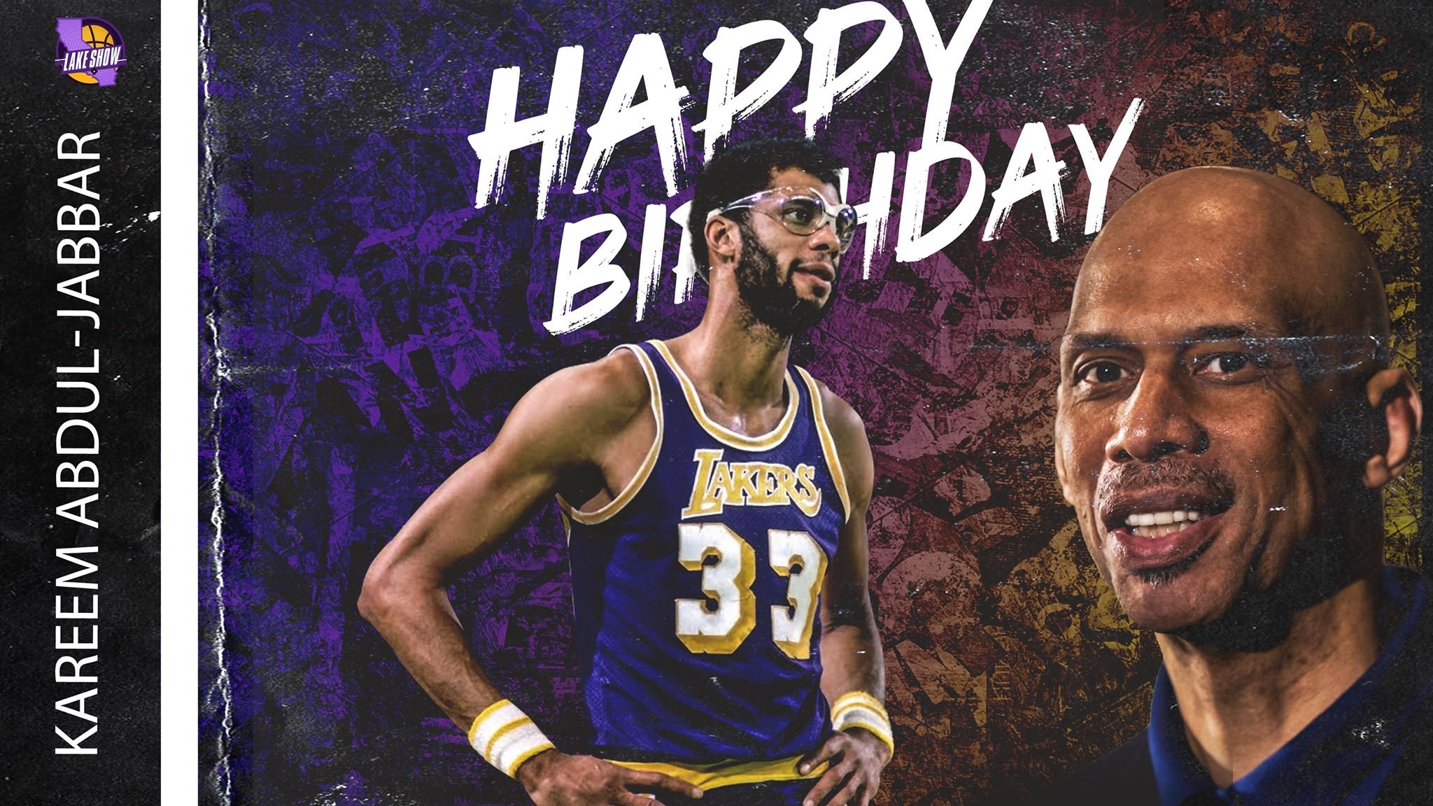 Happy Birthday
KAREEM ABDUL JABBAR
WON ON ALL LEVELS
GREATEST OF ALL-TIME
to many
73 years young! 