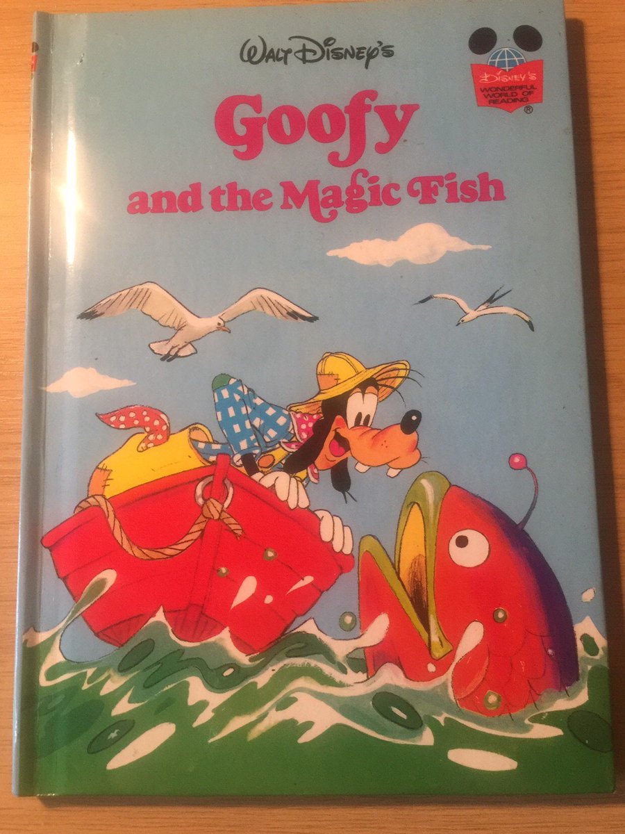 WatsonsVintage's tweet photo. WHAT A FABULOUS VINTAGE BIRTHDAY GIFT FOR A GOOFY FAN BORN IN 1979. Available in my #etsy shop: Vintage/Retro 1979 Walt Disney's Wonderful World of Reading 'Goofy and the Magic Fish' - First American Edition - Hardback https://t.co/yO6bsZmiCA #Vintage #FirstEdition #GoofyBook https://t.co/nbvipAV9yu