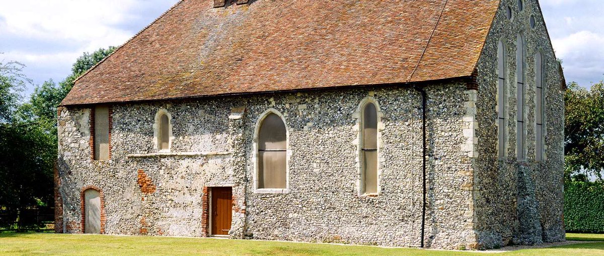 Can't find excavations at Minster-in-Sheppey, but here are some cool sites: Swingfield (nr Folkestone) and West Peckham (nr Tonbridge) Knights Hospitaller preceptories! First a chapel held by EH. Other is a range of timber-framed domestic buildings which was up for 3.5m in 2014.